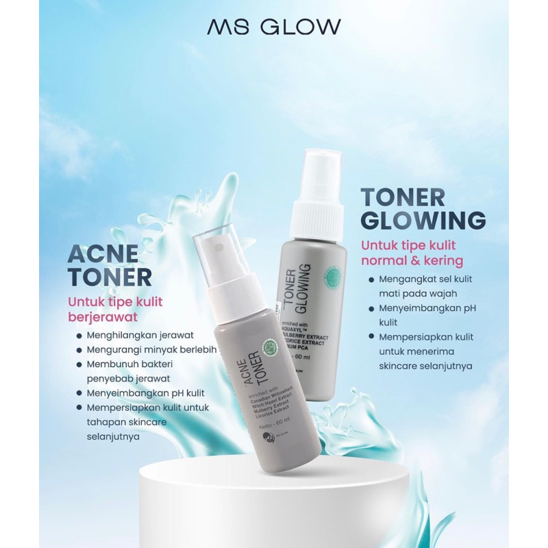 MS glow TONER glowing / acne