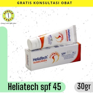 Jual HeliaTech Sunscreen Lotion SPF 45+ 30gr Original / Tabir Surya ...