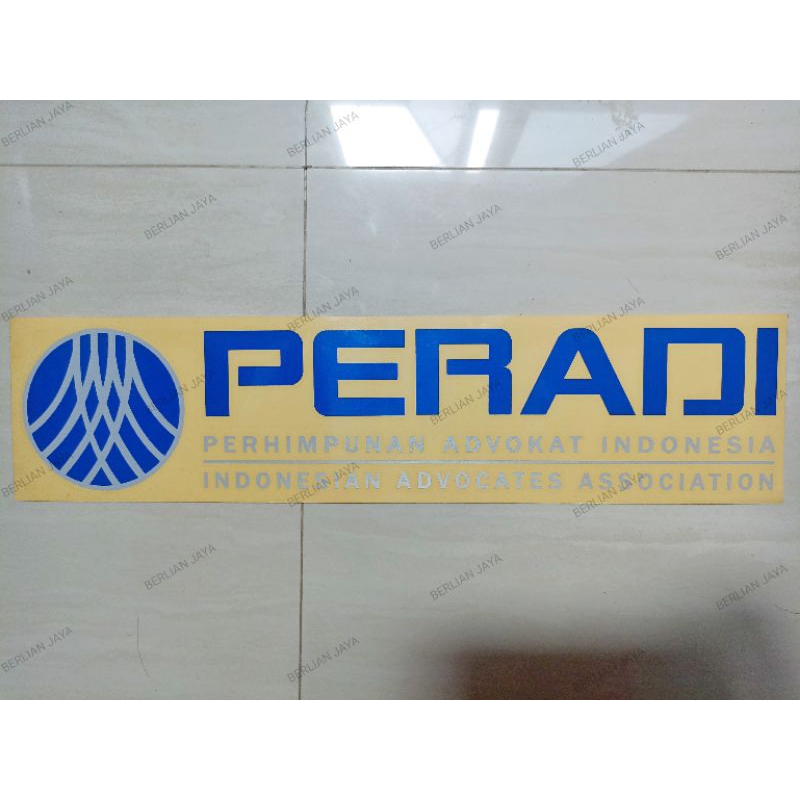 Jual STIKER PERADI JUMBO BAHAN PREMIUM FREE STIKER PERADI BULAT ...