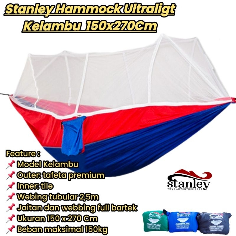 Jual Hammock Ultraligt kelambu Stanley ,Anti Serangga ,Variant warna