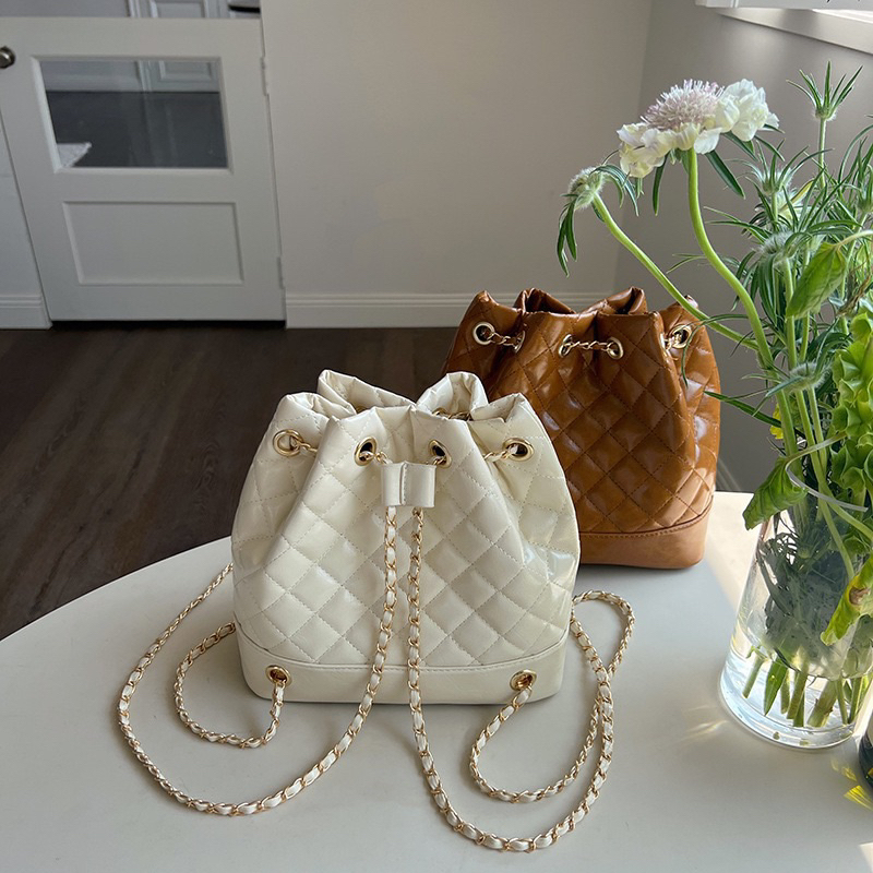 Jual Tas Bahu Kulit Wanita Tas Ransel Cewek Bucket Bag GC 8636 | Shopee