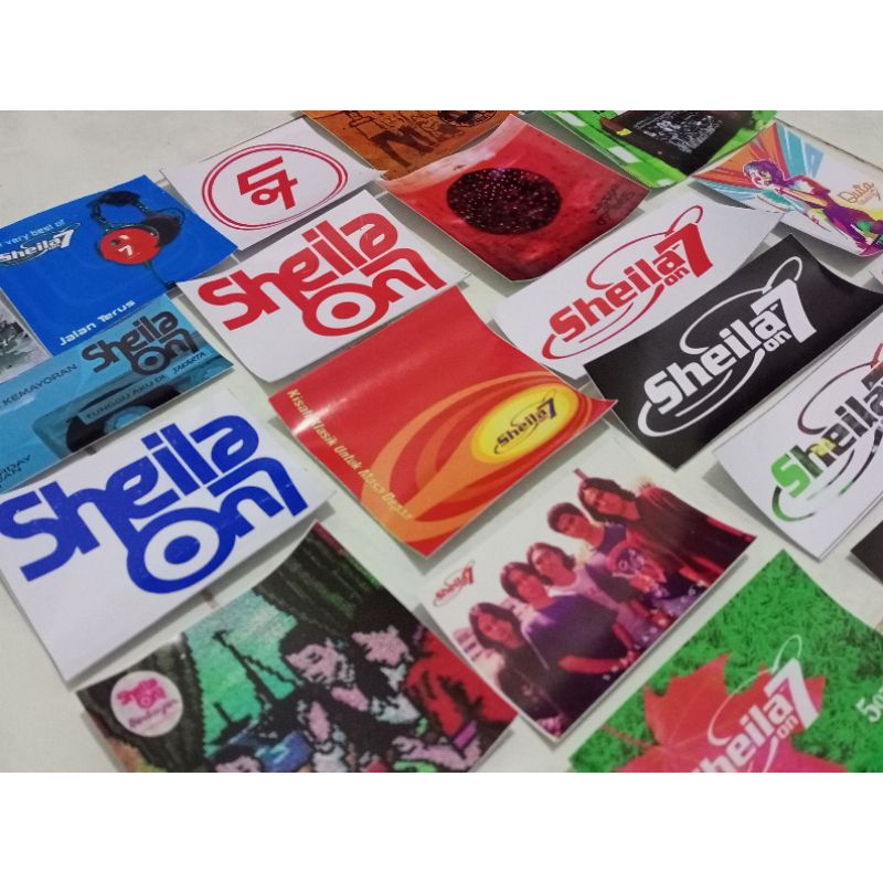 Jual Sheila On 7 Sticker Pack Merchandise Stiker Indoor & Outdoor ...