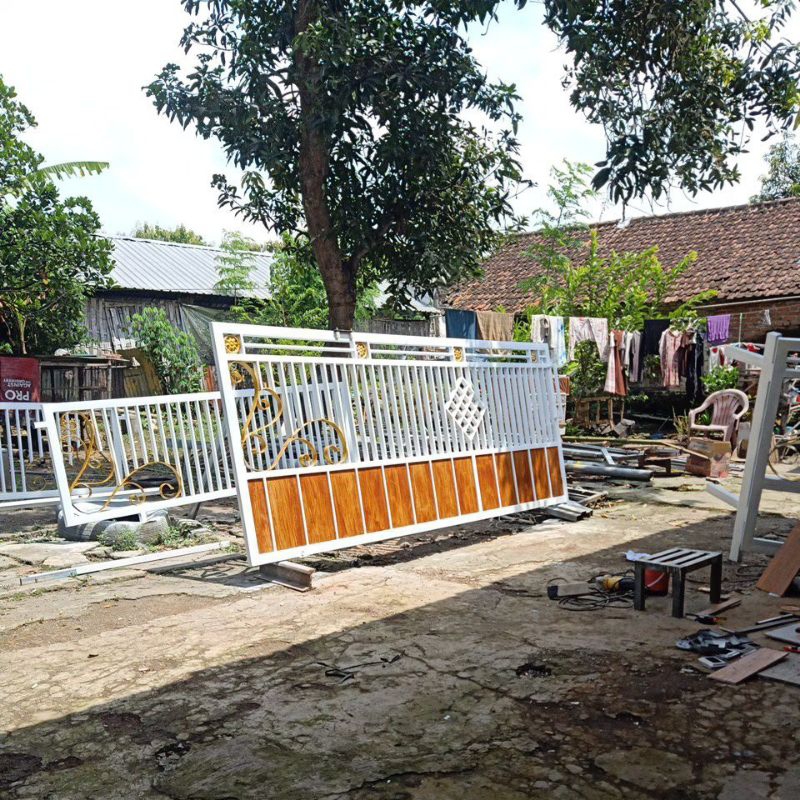 Jual ralling, tangga, balkon, pagar canopy, plafonpvc, wallpaper ...