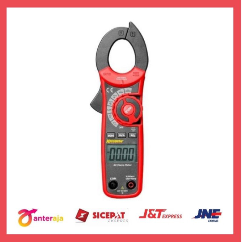 Jual Krisbow Clamp Meter Ac 400a Alat Ukur Arus Listrik Shopee Indonesia