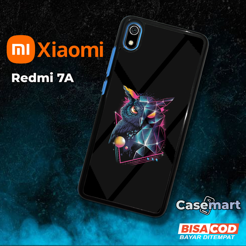 Case Xiaomi Redmi 7A [OWL] Casing Hp Xiaomi Redmi 7A CASEMART Case Hp  XIAOMI Custom Case Foto Kesing Hp Keren Silikon Hp Lucu Hardcase Glossy  Softcase