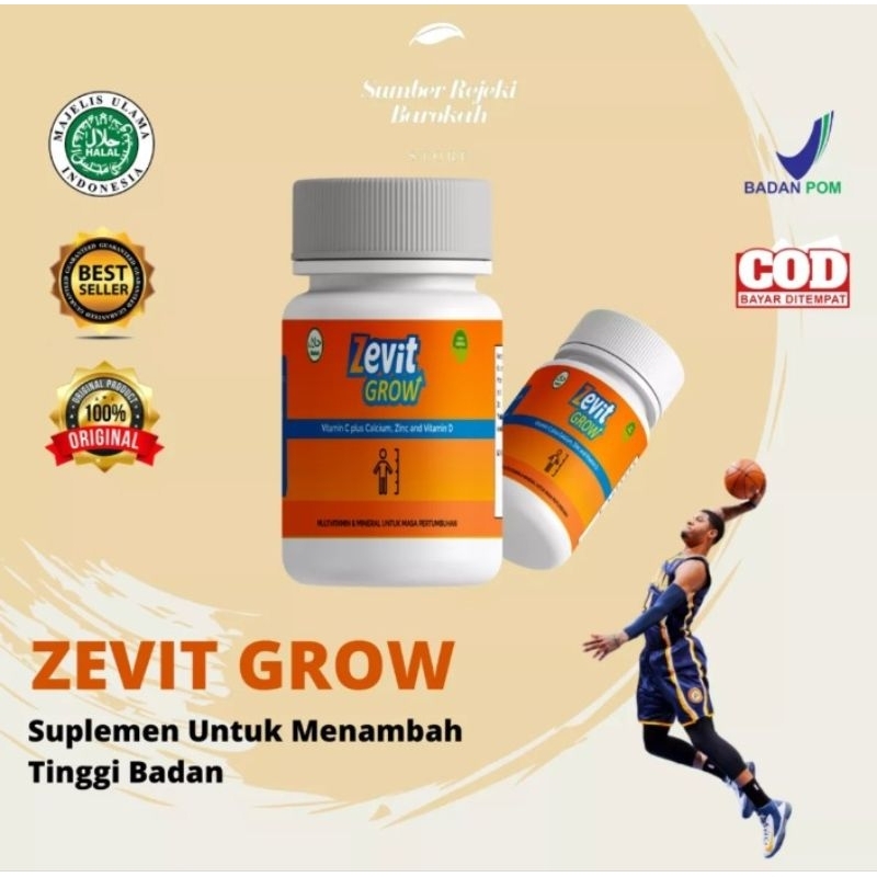 Jual Zevit grow peninggi badan / zevit peninggi badan original | Shopee ...