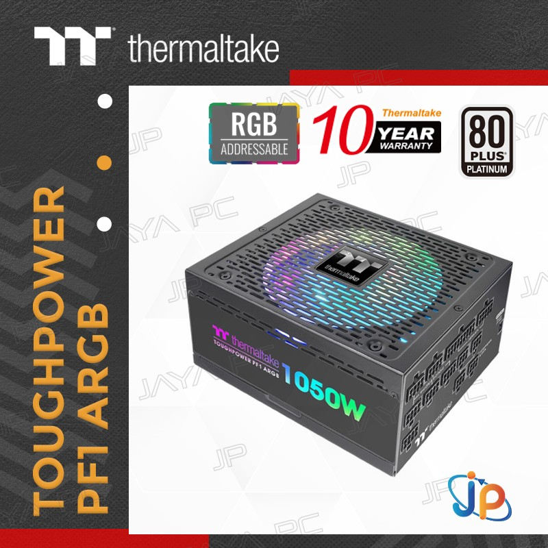 Alimentation PC Thermaltake Toughpower PF1 1050W - Certifiée Platine, RGB