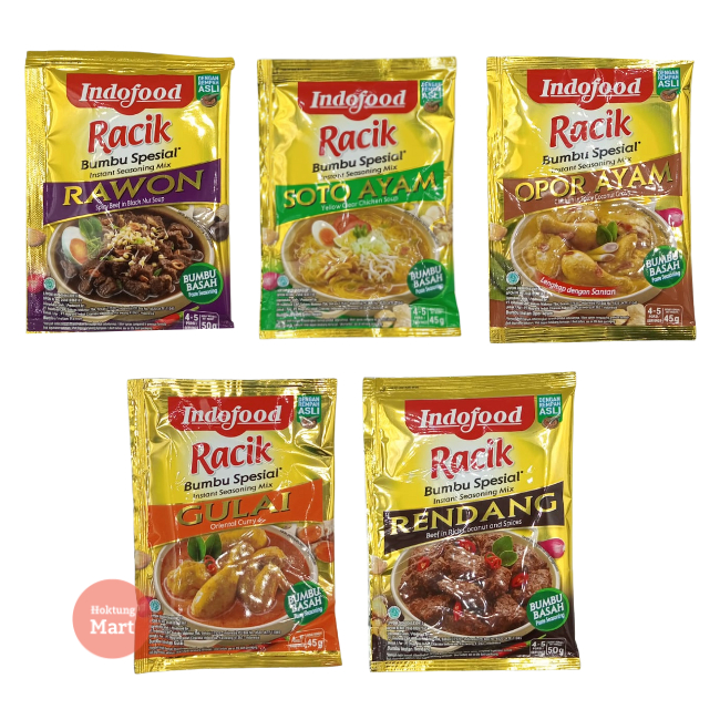 Jual Indofood Bumbu Masakan Instan (Rendang/Kare/Opor/Gulai/Soto/Rawon ...