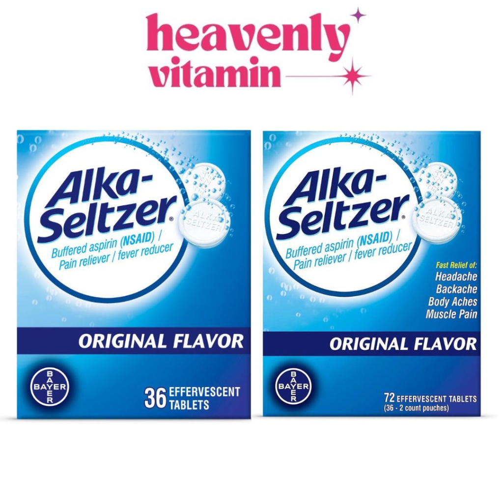 Jual Alka Seltzer Effervescent Pain Relief Dan Tablet Antacid Original ...