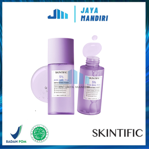 Jual SKINTIFIC - 5% Aha Bha Pha Exfoliating Toner 80ML | Shopee Indonesia