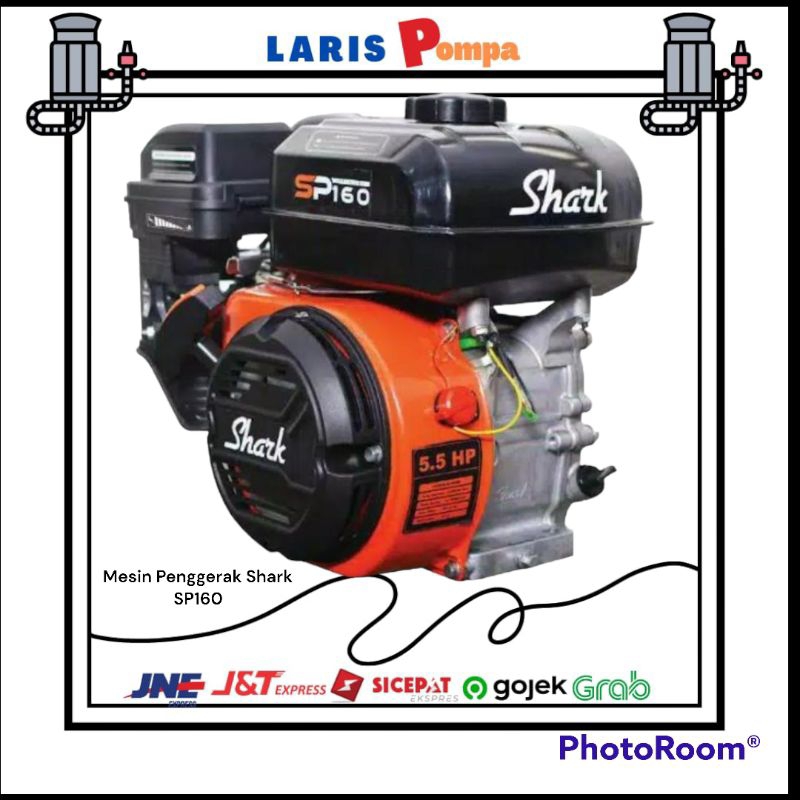 Jual Mesin Penggerak Shark Premium SP160 / Engine Shark Premium 5.5HP ...
