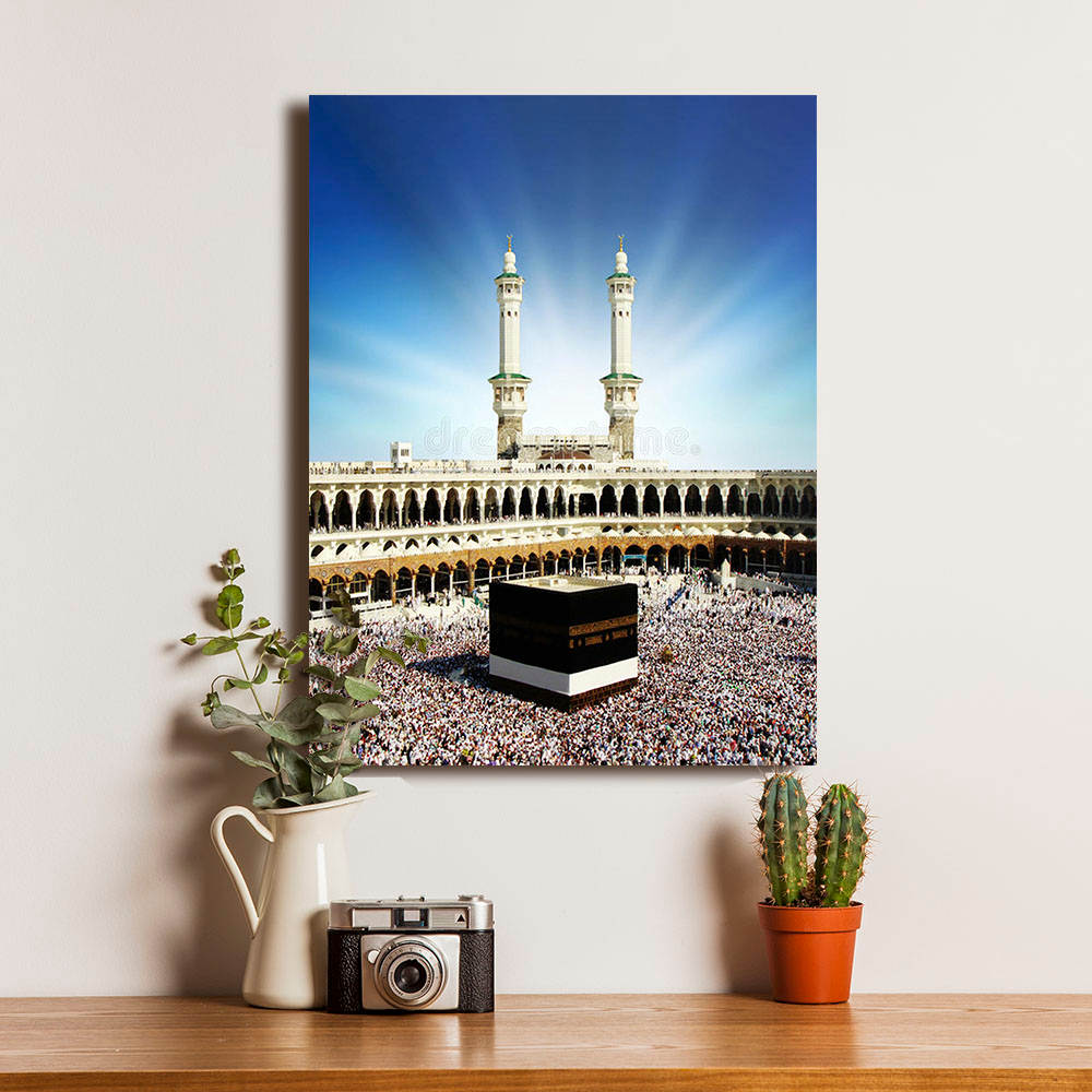 Jual Poster Kabah Baitullah Mekah Mecca Tempat Ibadah Umat Islam Muslim