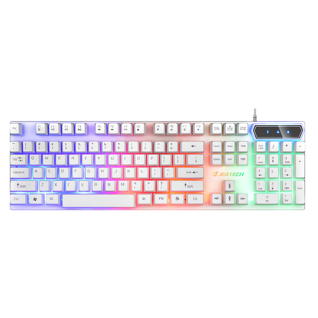 Jual JERTECH Keyboard Gaming Kabel Usb K348 Full LED Backlight | Shopee ...