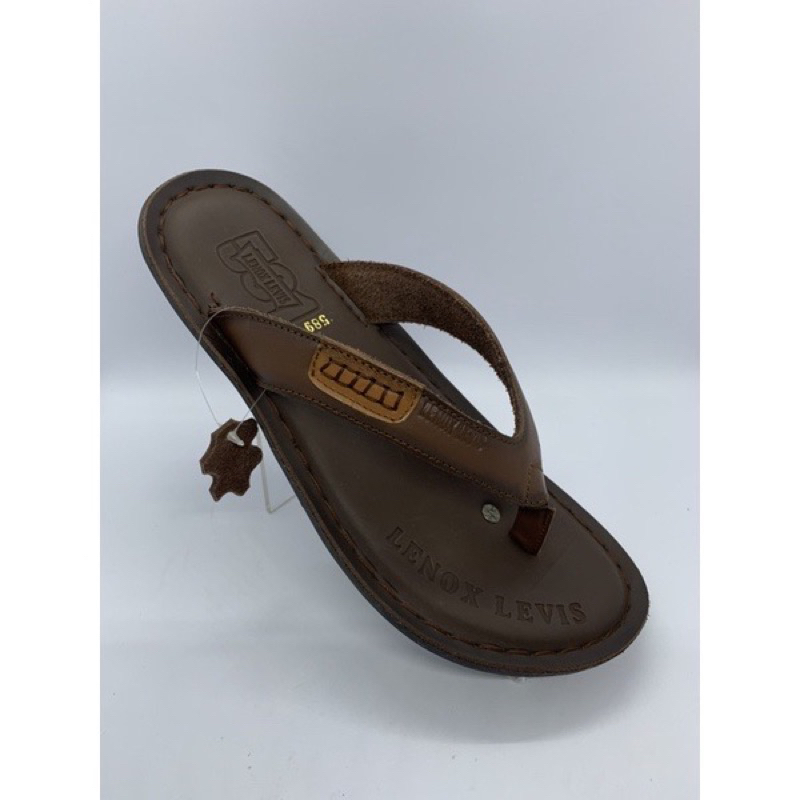 Jual Sandal pria Sandal kulit pria sandal levis sandal lenox