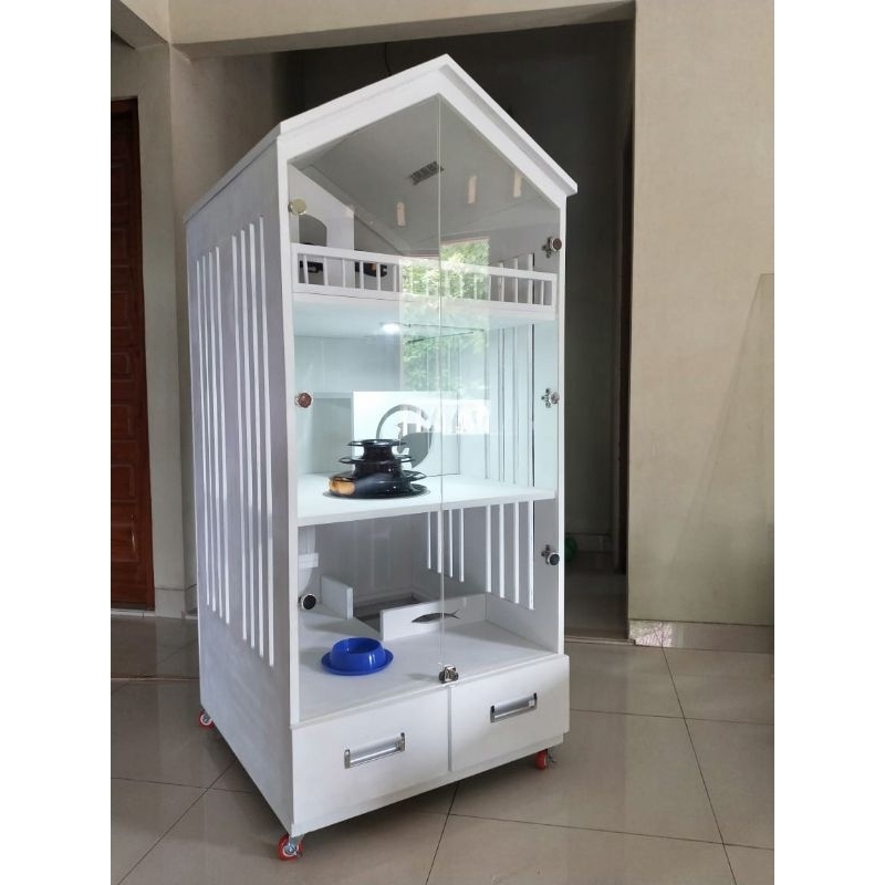 Jual istana anabul mainan lengkap kandang kucing modern mewah rumah