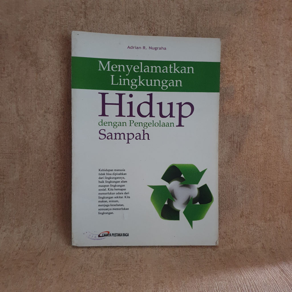 Jual Buku Menyelamatkan Lingkungan Hidup Dengan Pengelolaan Sampah ...