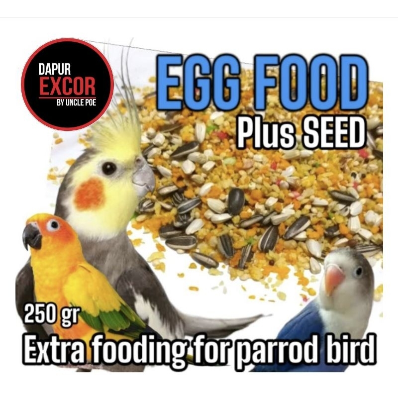 Jual Egg Food Pakan Falk Lovebird Parkit SunConure 250gr Shopee Indonesia