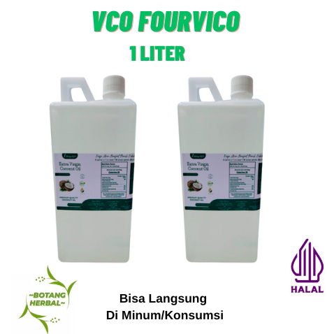 Jual Vco 1 Liter Extra Virgin Coconut Oil Minyak Kelapa 1000ml Fourvico