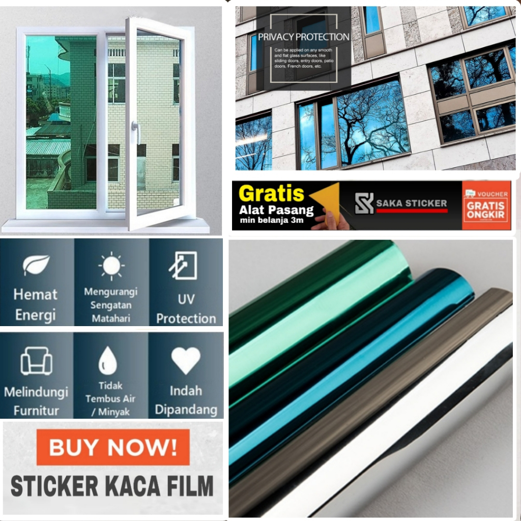 Jual Stiker Kaca Film Jendela One Way Cermin Shopee Indonesia