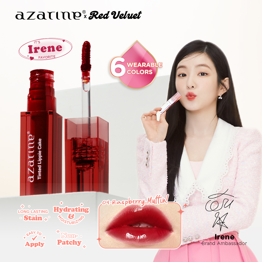 Jual [Azarine x Red Velvet] Perfect Ombre Lips Kit Tinted Lippie Cake