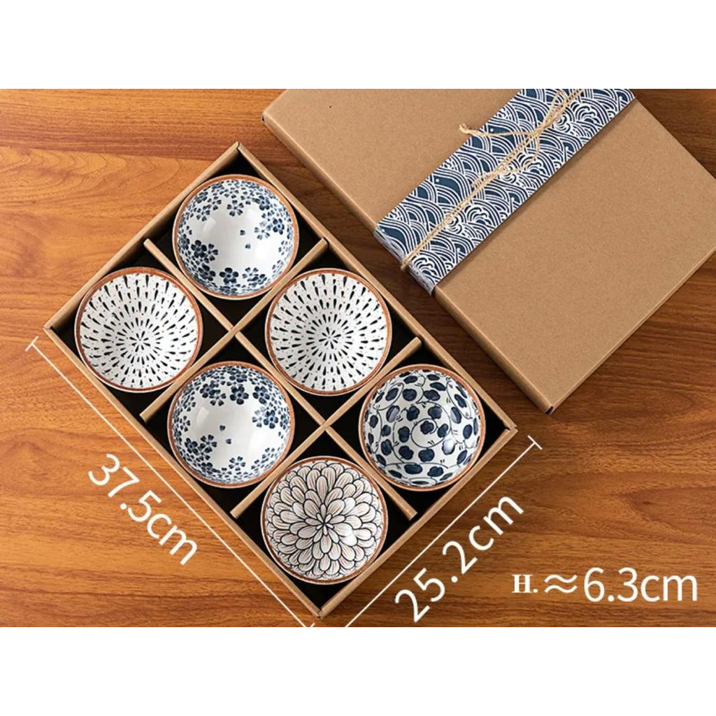 Jual sumire japanese hampers ceramic bowl / gift box mangkok keramik