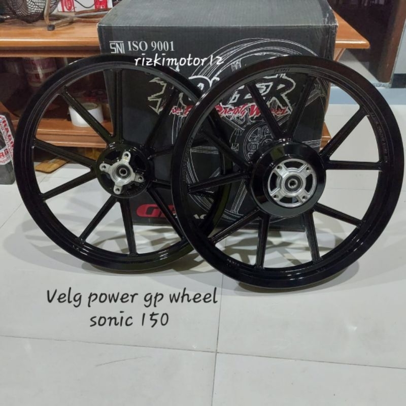 Jual Velg Racing Power Gp Wheel Drag Sonic Supra Dd Size Shopee Indonesia