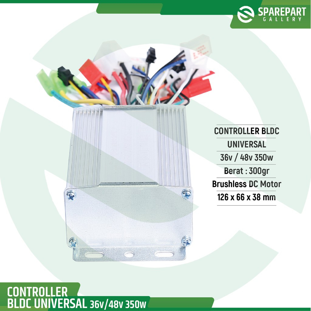 Jual Controller universal brushless sepeda listrik 36v/48v DC350w ...