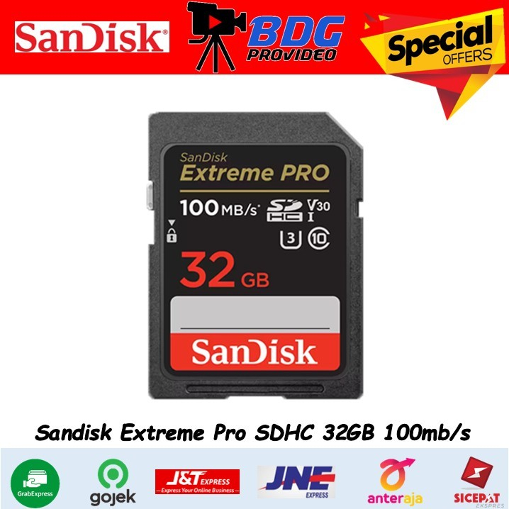SanDisk Extreme PRO SDHC 32GB 100MB/s Memory Card [2022]