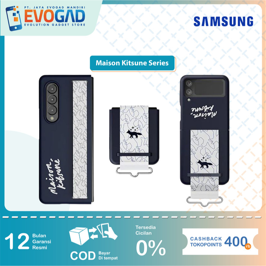 Jual Maison Kitsune Case for Galaxy Z Flip4 | Z Fold4 - Fold 4 | Flip 4  Clear Cover & R2 cover | Shopee Indonesia