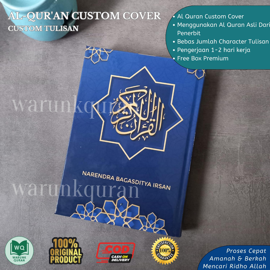 Jual Quran Custom Hard Cover A4 Besar | Shopee Indonesia