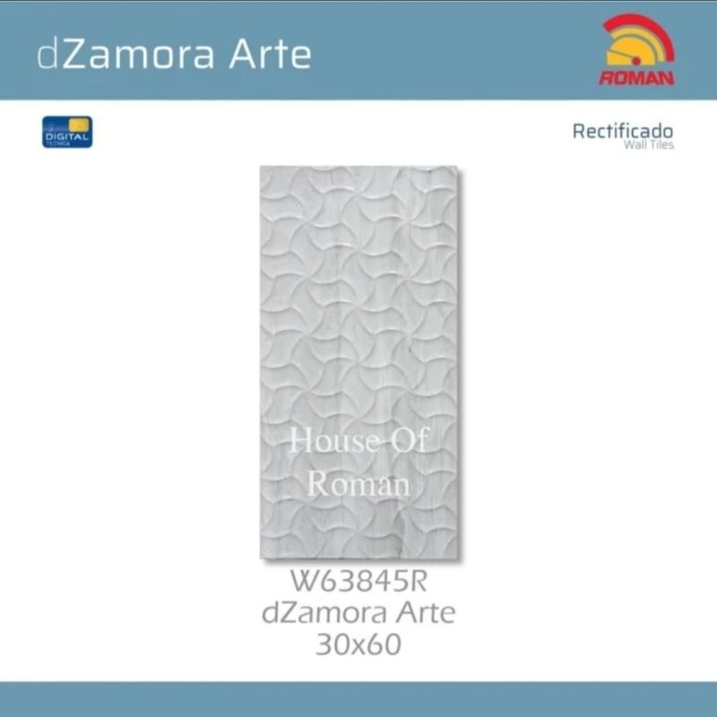 Jual Roman Keramik Glossy dZamora Series (Wall Tile) / Keramik Kilap