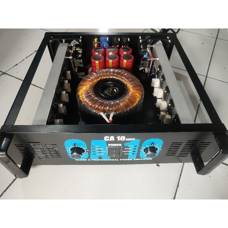 Jual POWER AMPLIFIER 10amper ct 55 TEROID, free peking kayu hs biasa