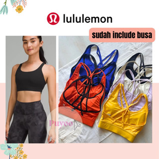 5 Color Women Lingerie Bras Lululemon Yoga Sports Bra with pads