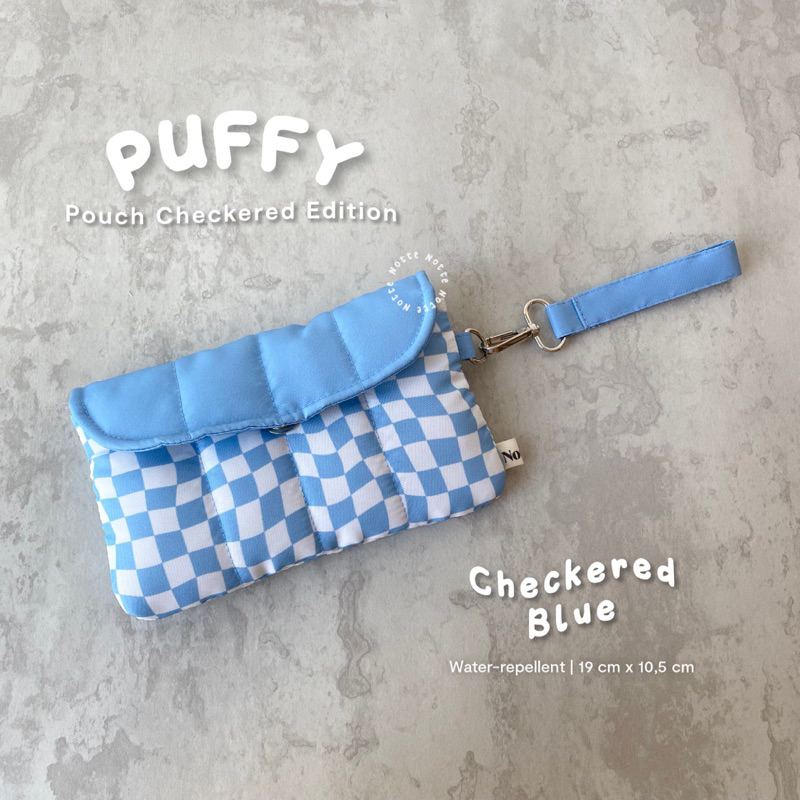 Jual NOTTE - Puffy Pouch Checkered Series dompet hp tempat makeup mini ...