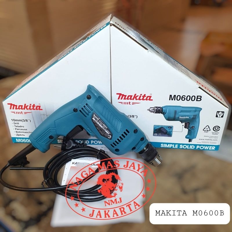 Jual MESIN BOR TANGAN 10MM MAKITA M0600B / BOR TANGAN MAKITA M0600 B ...