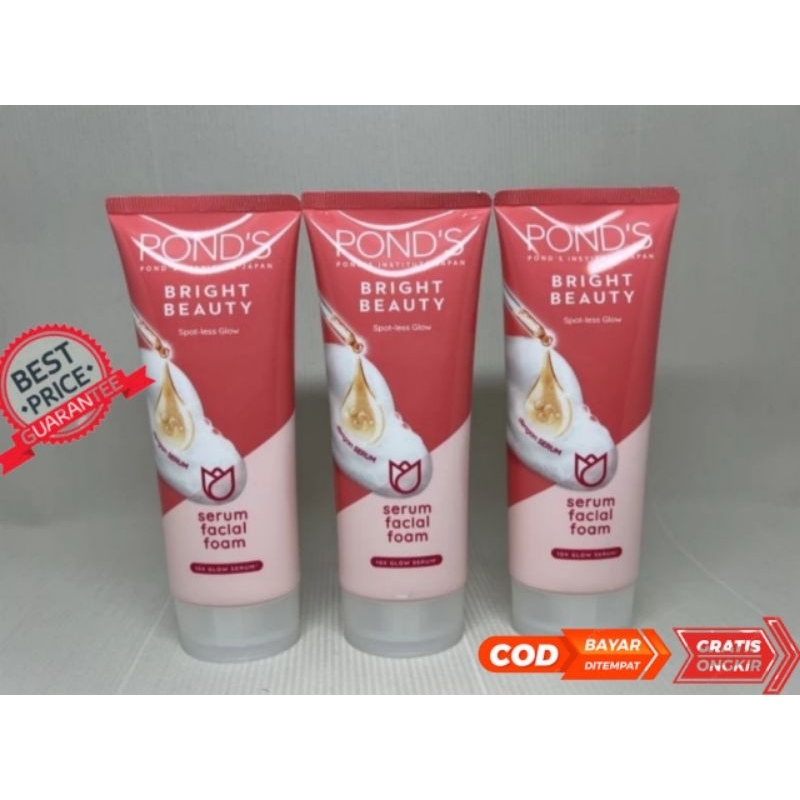 Jual PONDS FACIAL FOAM WHITE BEAUTY 100 G | Shopee Indonesia