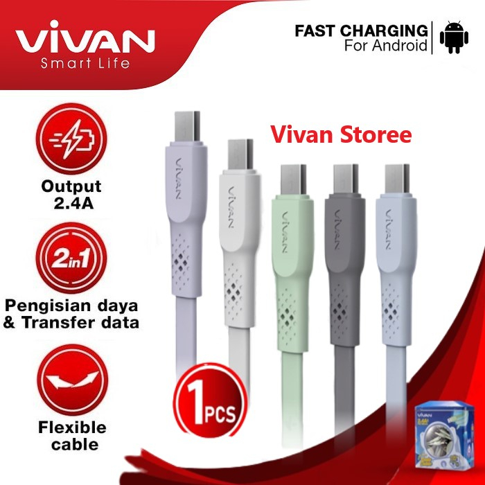 Jual Vivan Cabel Data Csm Ll Kabel Data Cm A Micro Cable Data