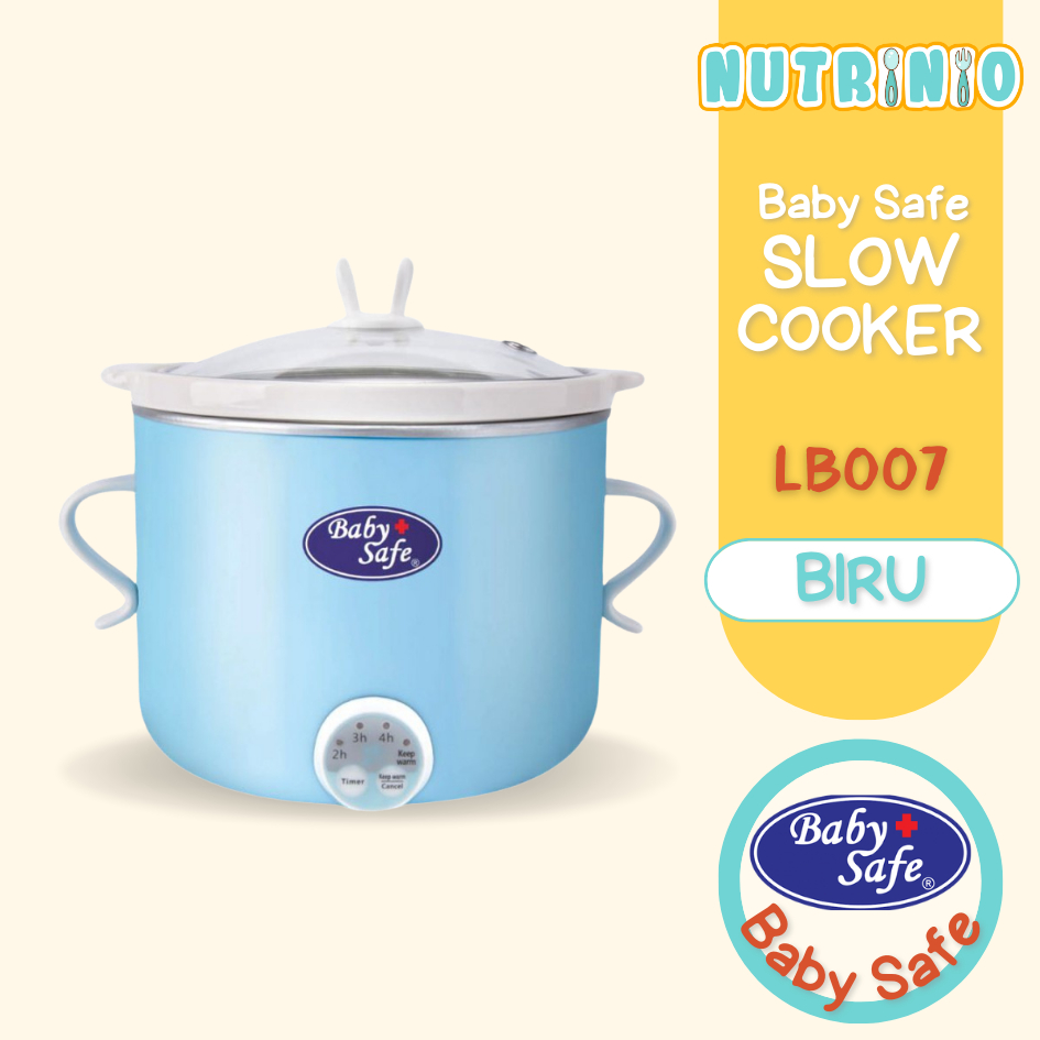 Jual Baby Safe Slow Cooker LB007 Biru Alat Masak MPASI Shopee Indonesia