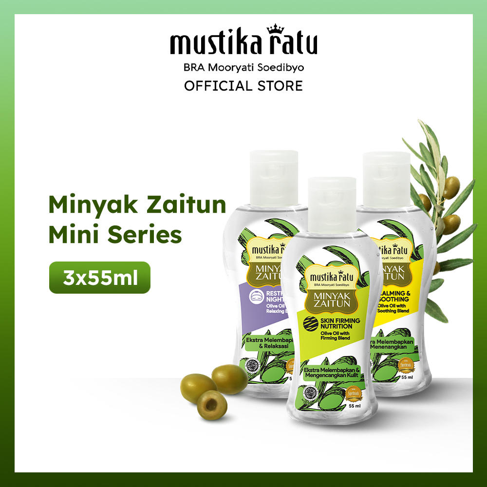 Jual Mustika Ratu Minyak Zaitun Mini Series - 55ml | Shopee Indonesia