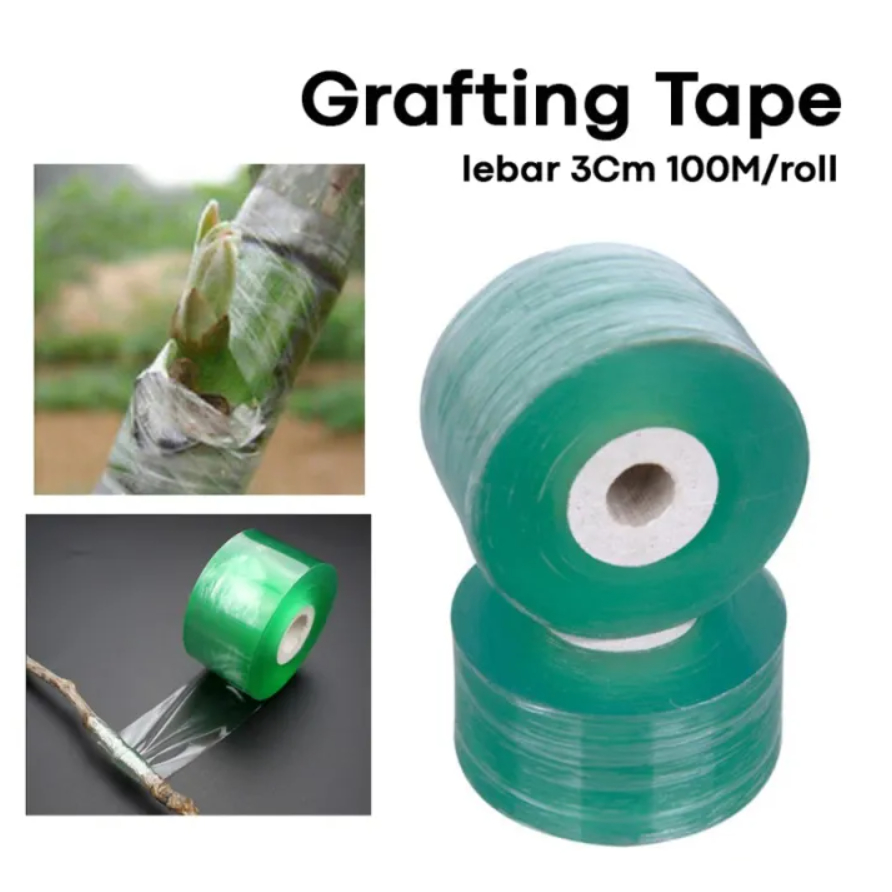 Jual Grafting Tape 3 CM Plastik Okulasi Parafilm Sambung Pucuk Enten