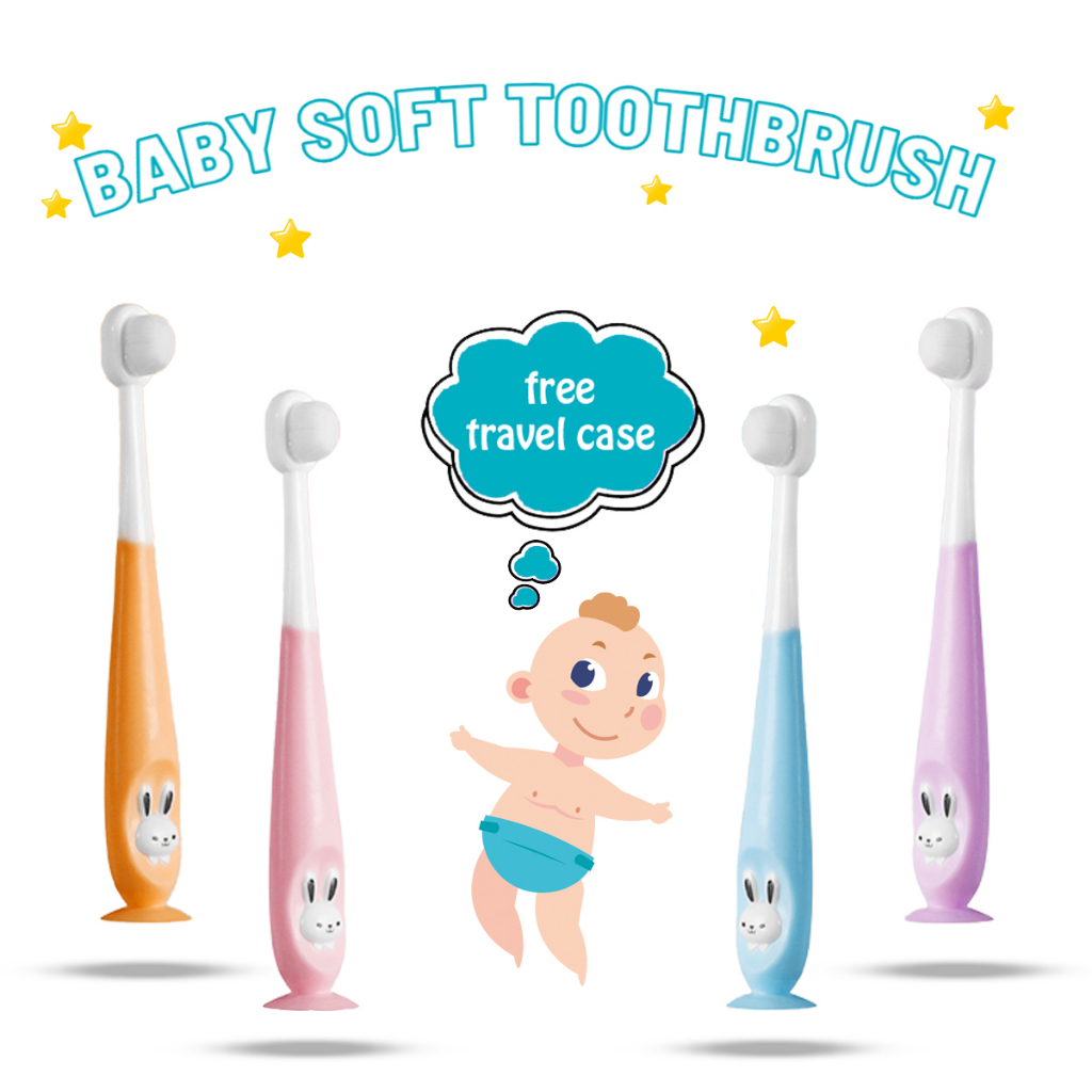 Jual Yoppo Baby Sikat Gigi Bulu Halus / Sikat Gigi Bayi / Sikat Gigi