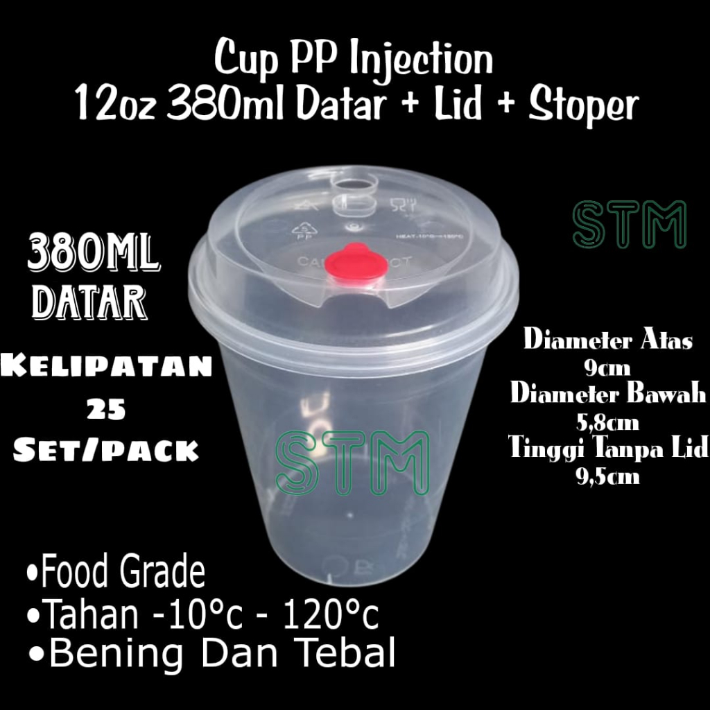 Jual Thinwall Cup 12oz Pp Injectiongelas Plastik 380mlinjection Boba Cheese Cup Shopee Indonesia 0207