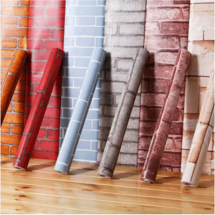 Jual WALLPAPER STICKER BATU BATA DAN ALAM NATURE ukuran 45 CM x 10 M ...