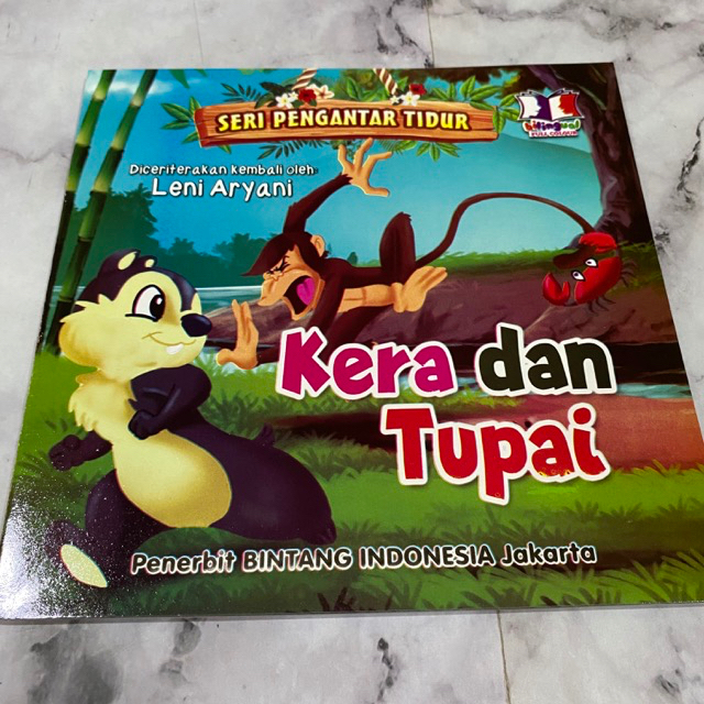 Jual Kera Dan Tupai Buku Cerita Anak Bilingual Indonesia Inggris Cerita ...