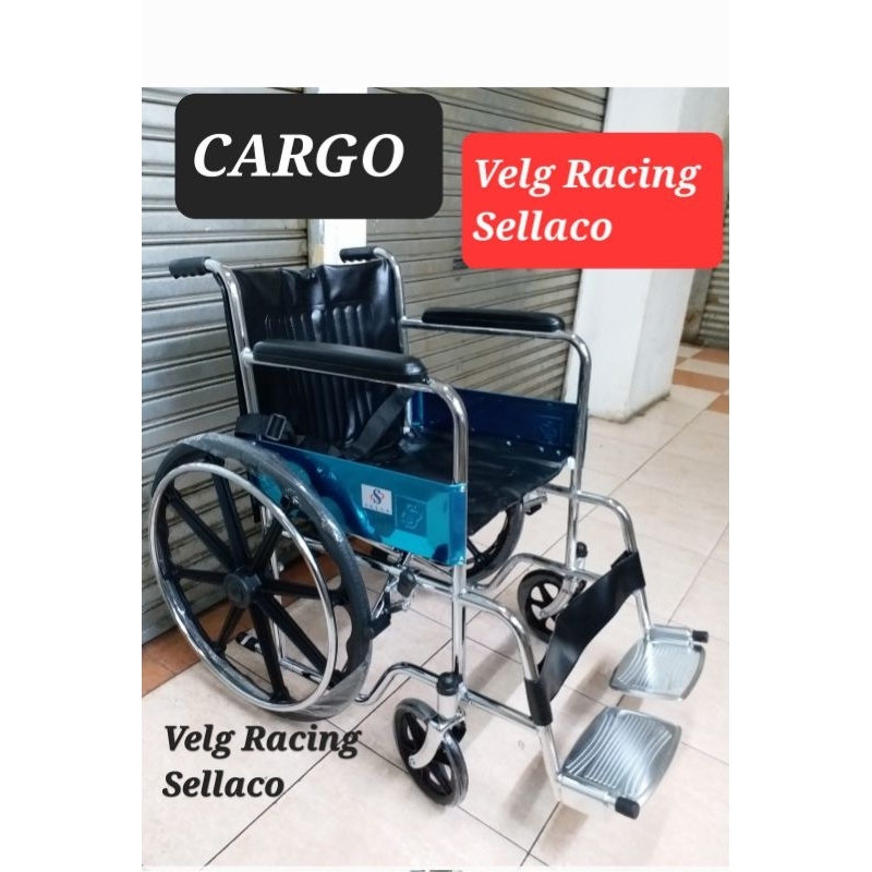 Jual Kursi Roda Standar Velg Racing Sellaco, Kursi Roda Vel Racing DY ...