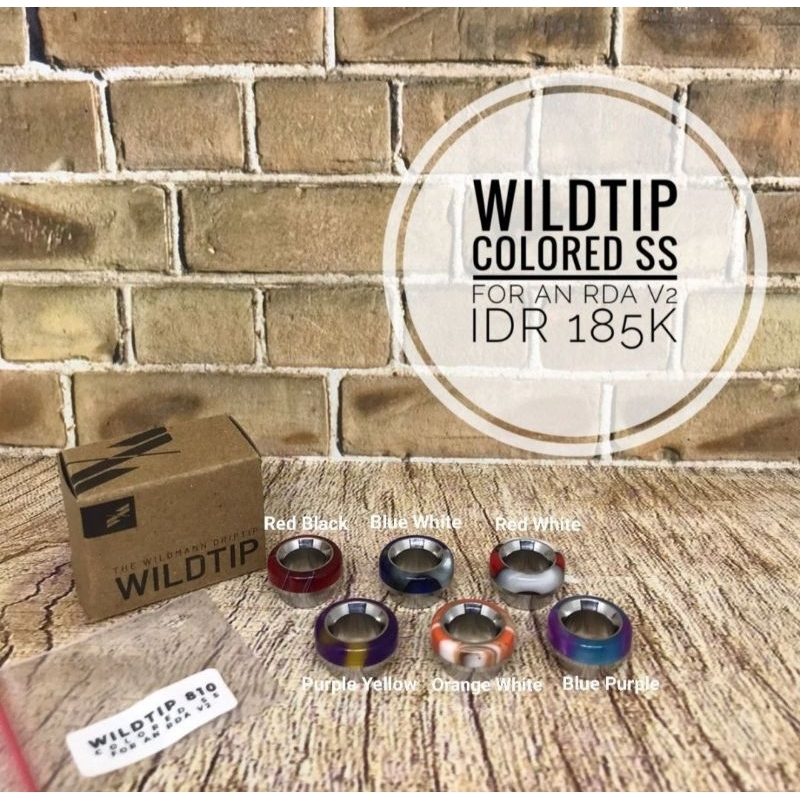 Jual Wildtip Colored SS 810 Driptip by Wildmann | Shopee Indonesia