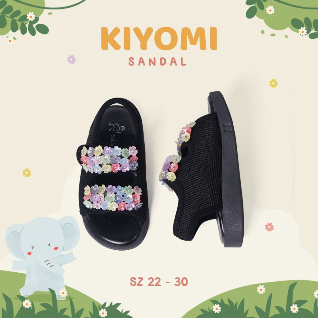 Jual Owlie Ellie Kiyomi Kids Sandal - Sakura Flower Beads | Shopee ...