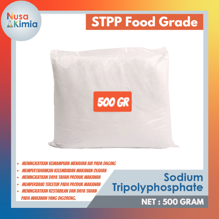 Jual STPP - Sodium TriPolyPhospate Food Grade 500 Gram - Pengenyal ...