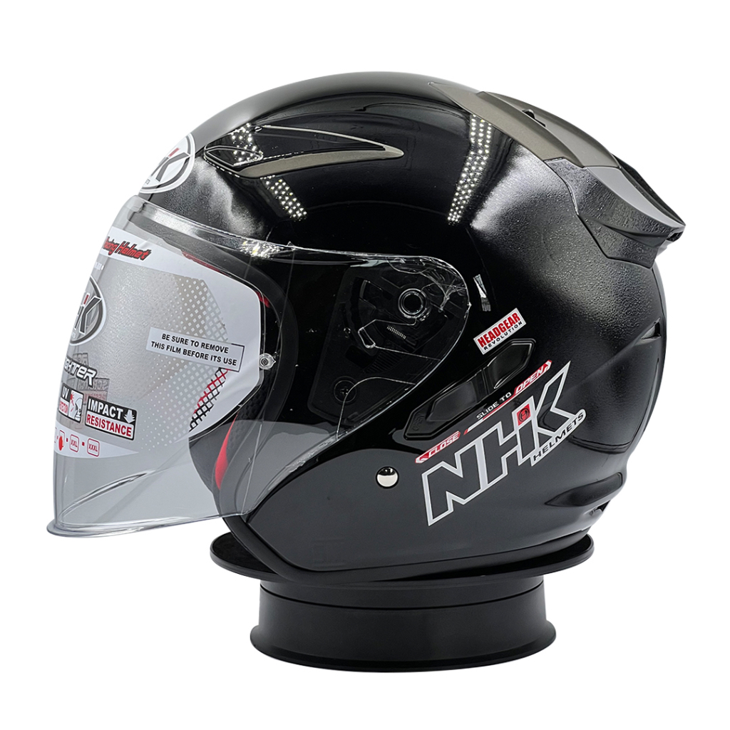 Jual Helm NHK R1 Solid Black | Shopee Indonesia