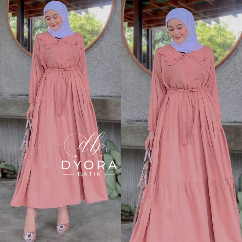 Jual Gamis Raya M/L/XL/XXL/JUMBO Gamis Seragaman Raya Kondangan Muslim ...